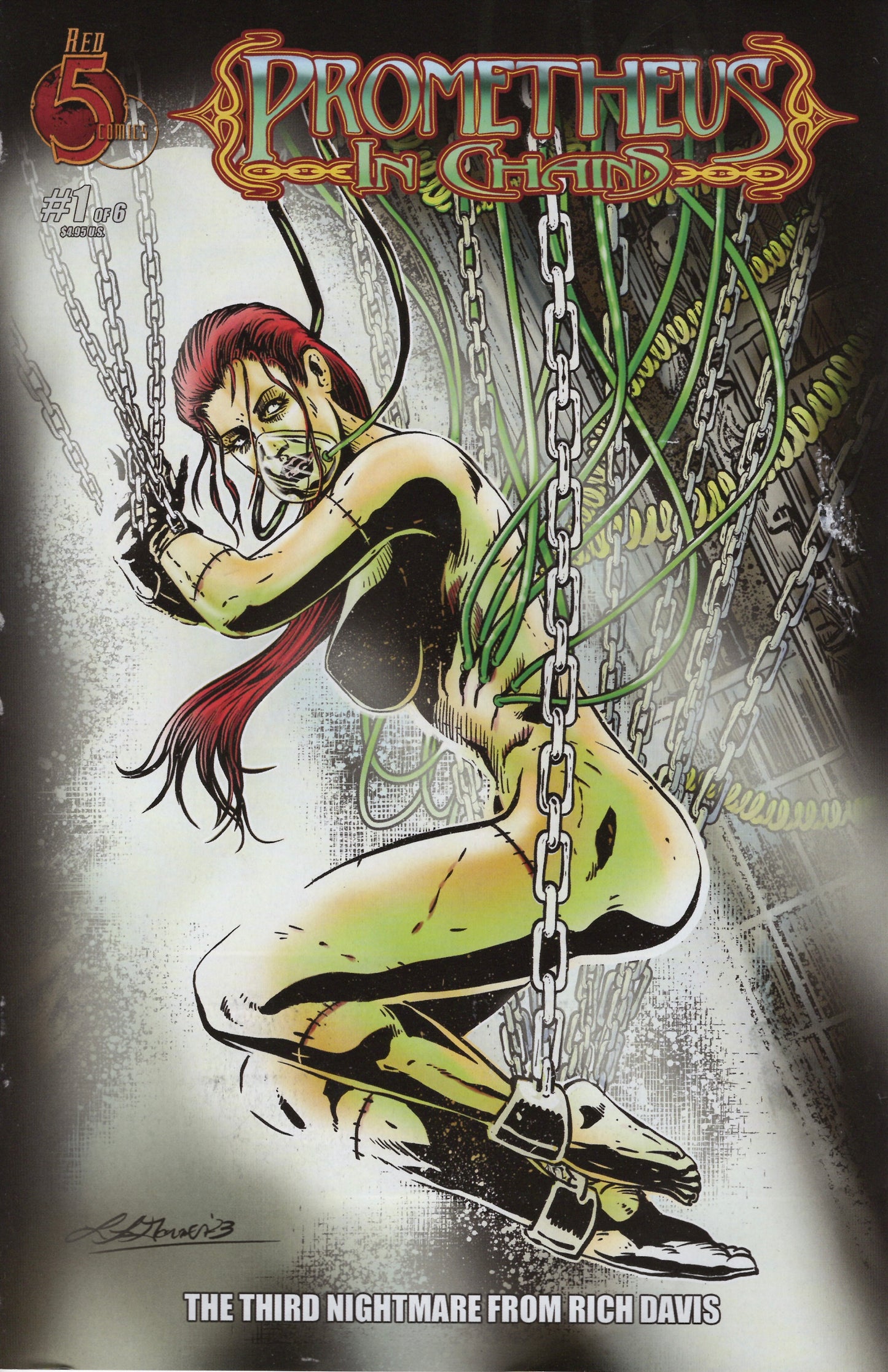 Prometheus In Chains Issue #1 Comic Book: Les Garner Cover #2