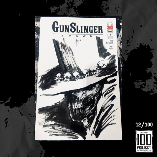 Gunslinger #1 Spawn Sketch Cover - The 100 Project