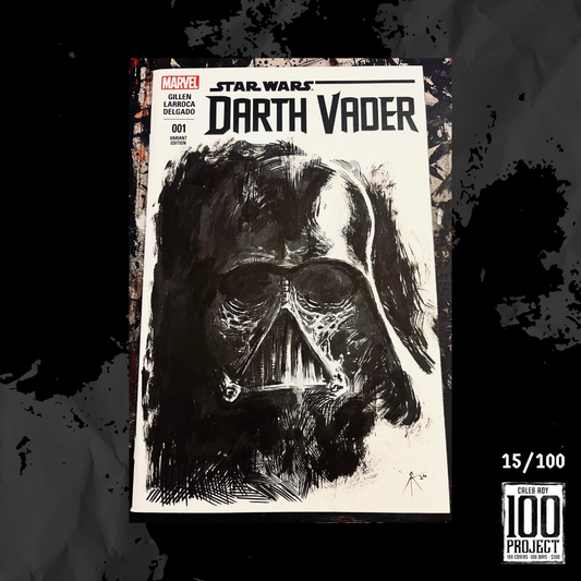 Darth Vader on Sketch Cover - The 100 Project