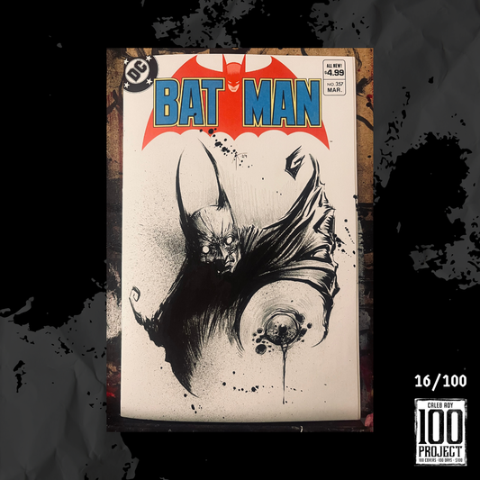 Batman Eye on Batman Sketch Cover - The 100 Project