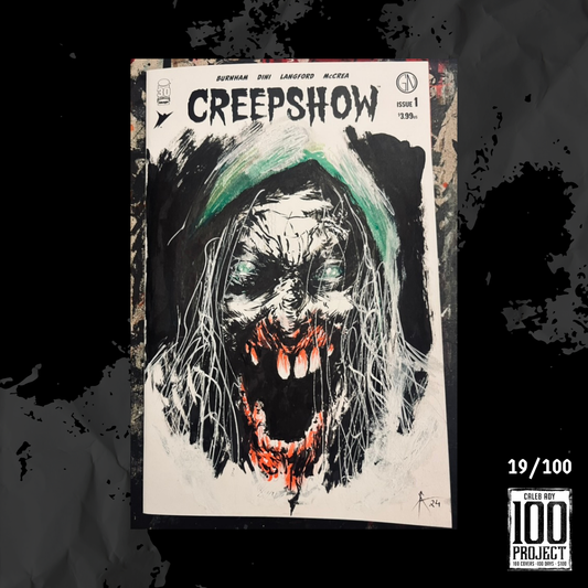 Narrarator on Creepshow Sketch Cover - The 100 Project