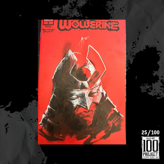 Silver Samurai on Wolverine Sketch Cover - The 100 Project