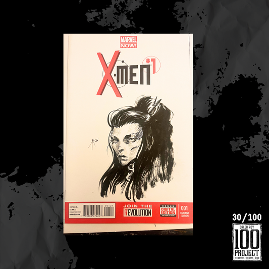 Lady Deathstrike on X-Men Sketch Cover - The 100 Project