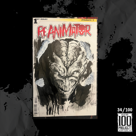 Pumpkinhead on Reanimator Sketch Cover - The 100 Project