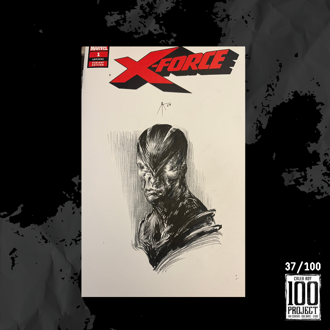 Dark Archangel on X-Force Sketch Cover - The 100 Project