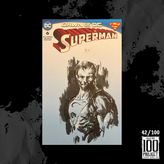 Superman on Superman: Dawn of DC Sketch Cover - The 100 Project