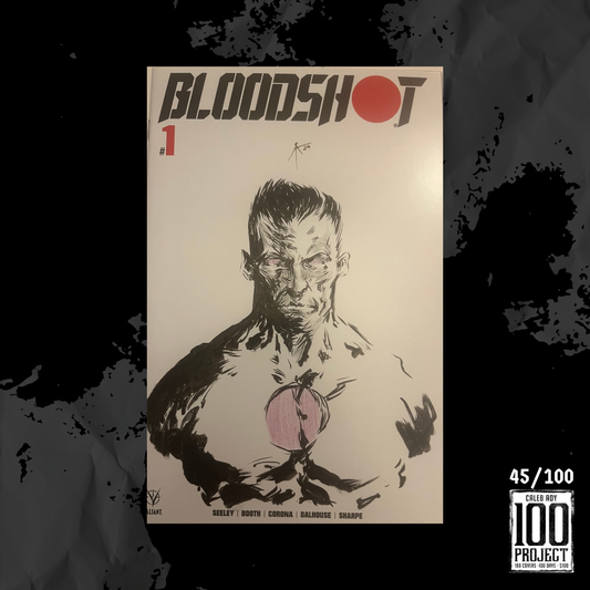 Bloodshot on Bloodshot Sketch Cover - The 100 Project