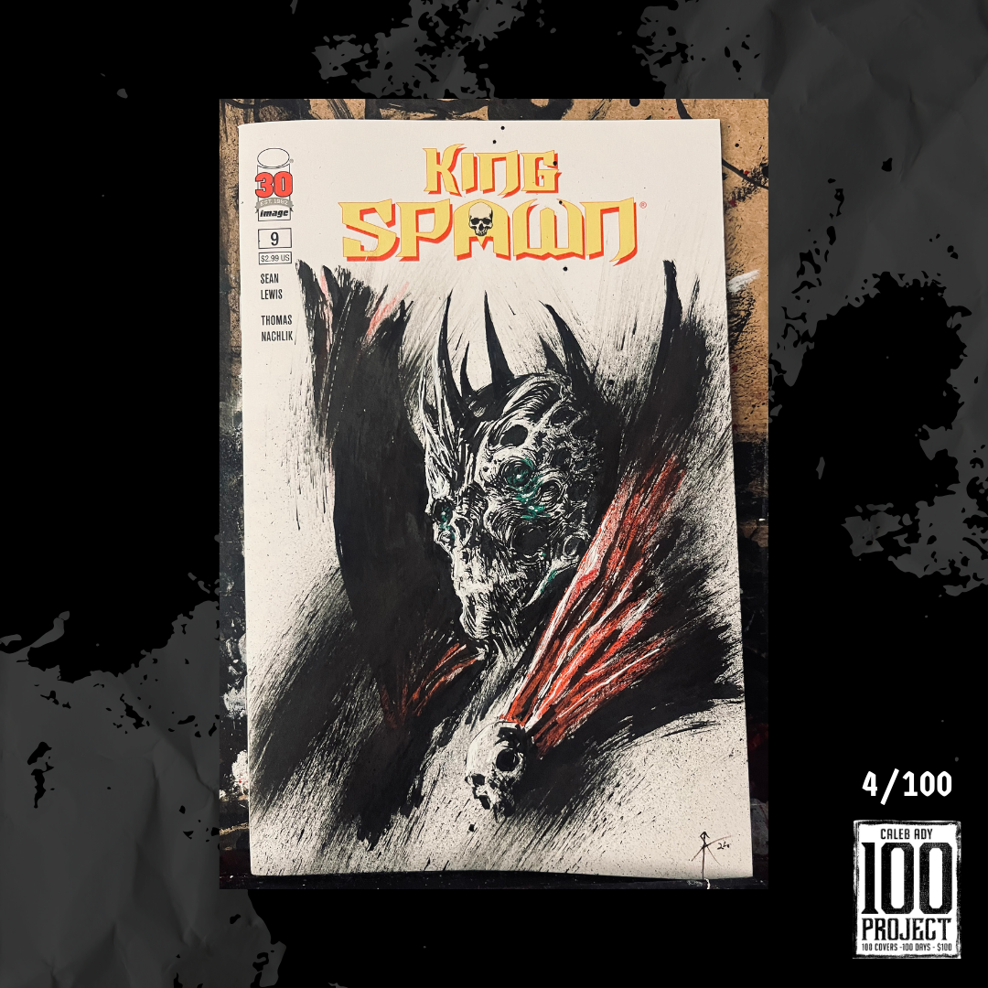 King Spawn Sketch Cover - The 100 Project