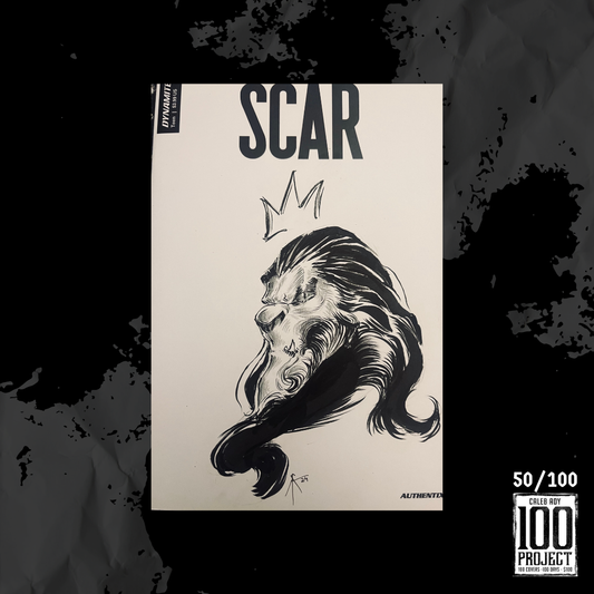 Scar on Scar Sketch Cover - The 100 Project