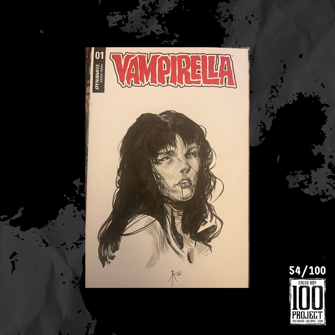 Vampirella on Vampirella Sketch Cover - The 100 Project