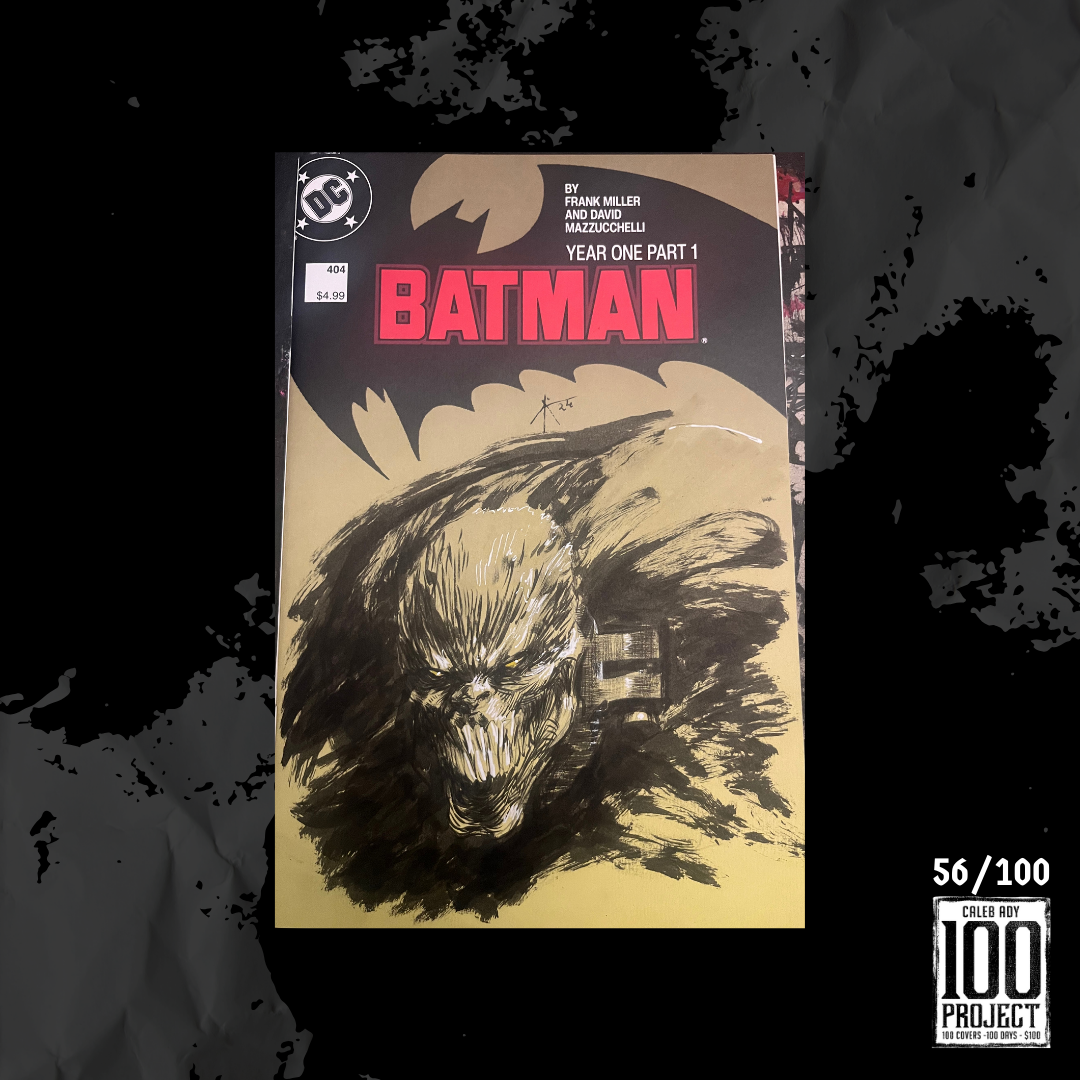 Killer Croc on Batman Sketch Cover - The 100 Project