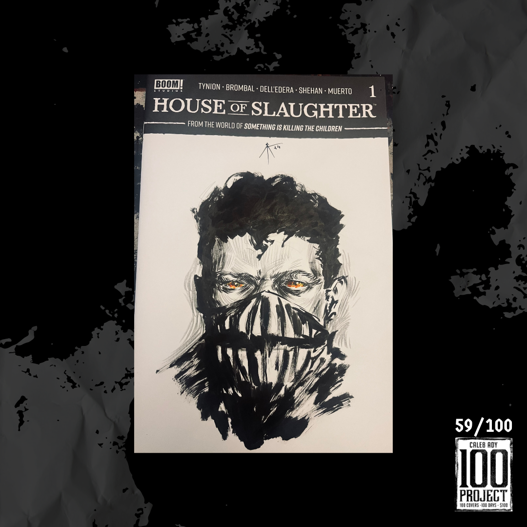 Aaron Slaughter on House of Slaughter Sketch Cover - The 100 Project