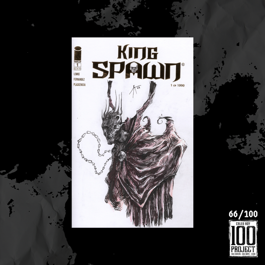 King Spawn on King Spawn Sketch Cover - The 100 Project