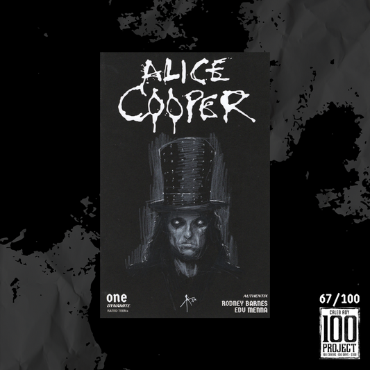 Alice Cooper on Alice Cooper Sketch Cover - The 100 Project