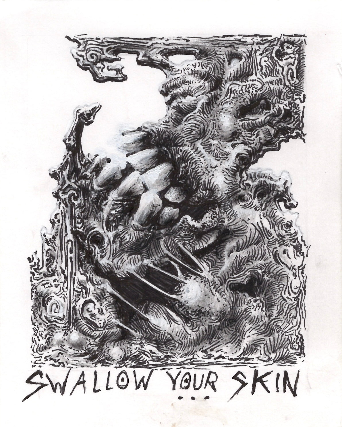 Swallow Your Skin Original Art