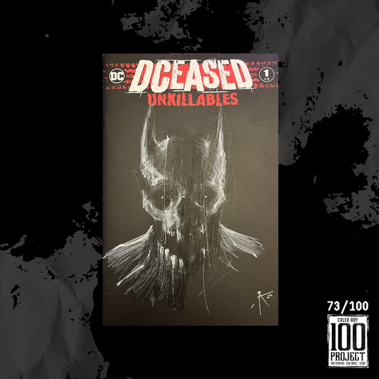 Creepy Batman on Dceased Unkillables Sketch Cover - The 100 Project