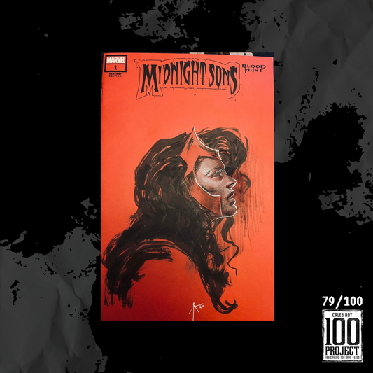 Scarlet Witch on Scarlet Witch Sketch Cover - The 100 Project