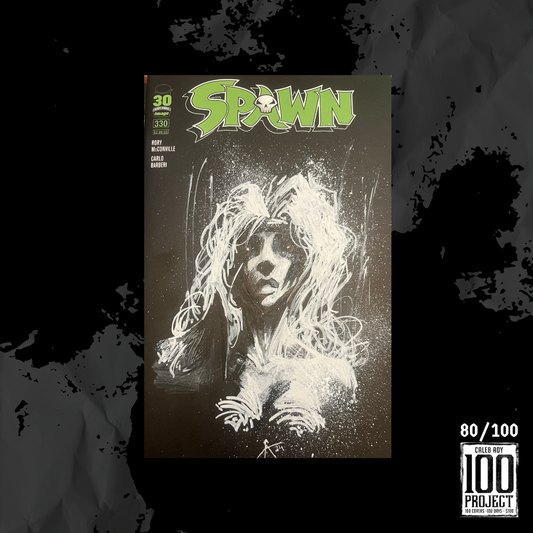 Angela on Spawn Sketch Cover - The 100 Project