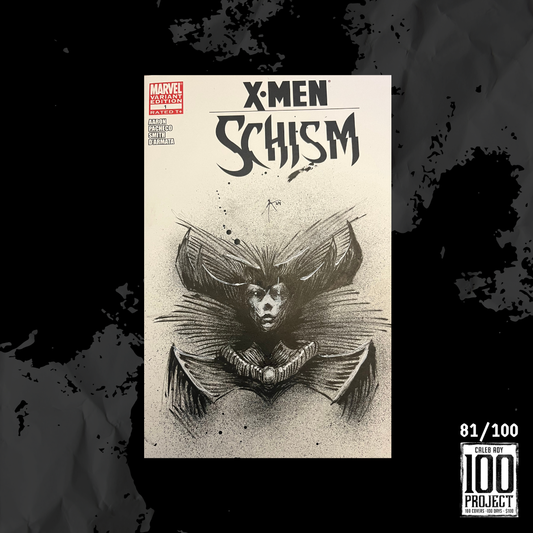 Deathbird on X-Men Sketch Cover - The 100 Project