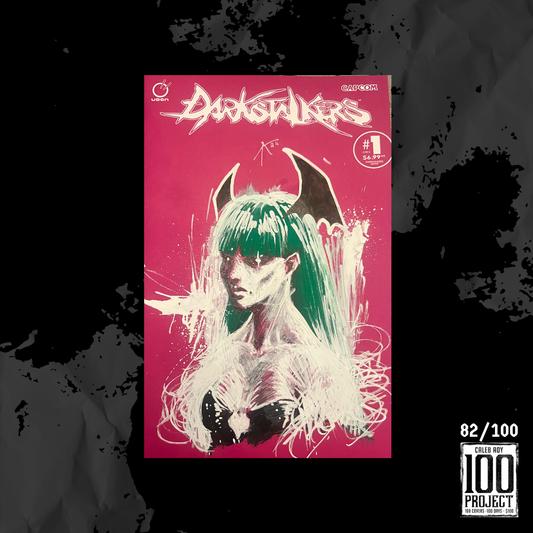 Morrigan Aensland on Darkstalkers Sketch Cover - The 100 Project