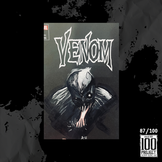 Anti-Venom on Venom Sketch Cover - The 100 Project