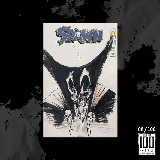 Spawn #3 on Spawn Sketch Cover - The 100 Project