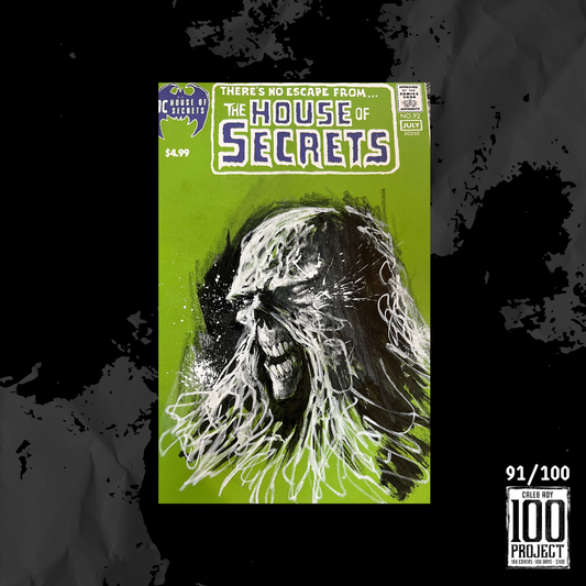 Swamp Thing on The House of Secrets Sketch Cover - The 100 Project