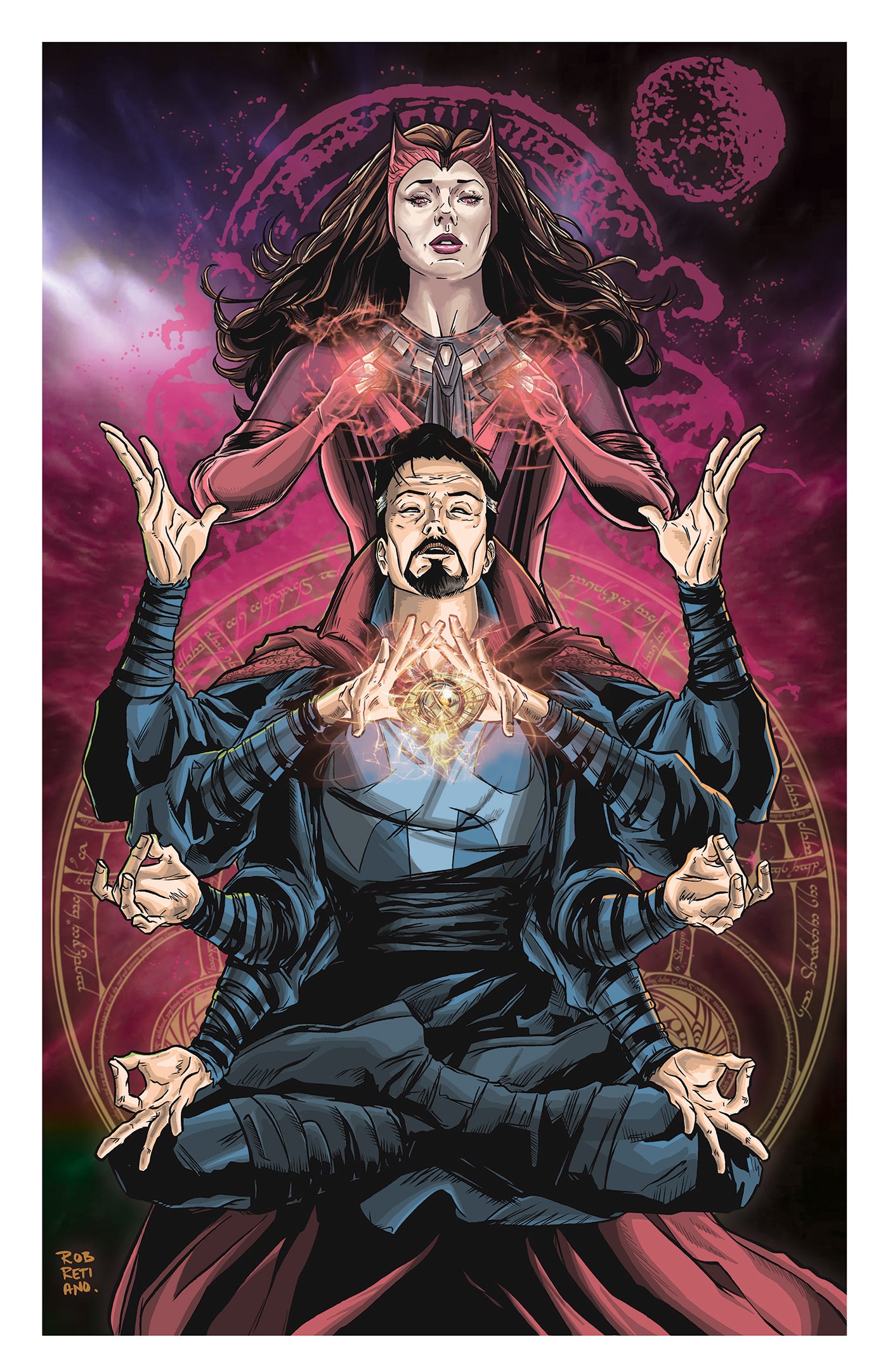 Scarlet Witch Doctor Strange Print