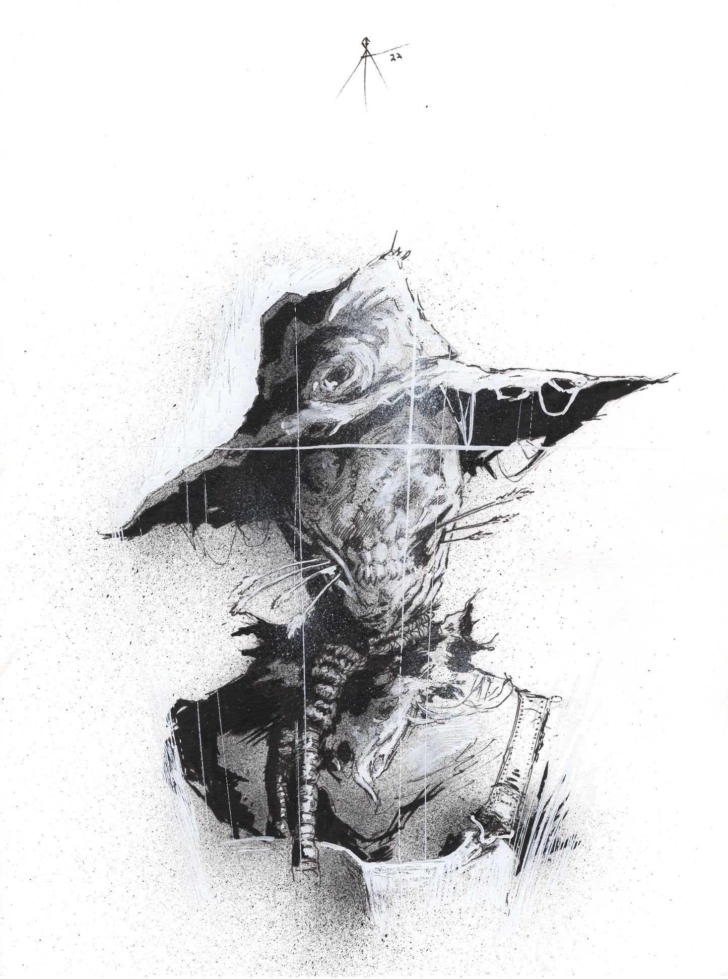 Scarecrow Original Art