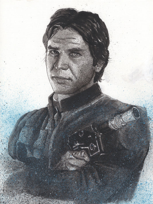 Harrison Ford Han Solo Original Art