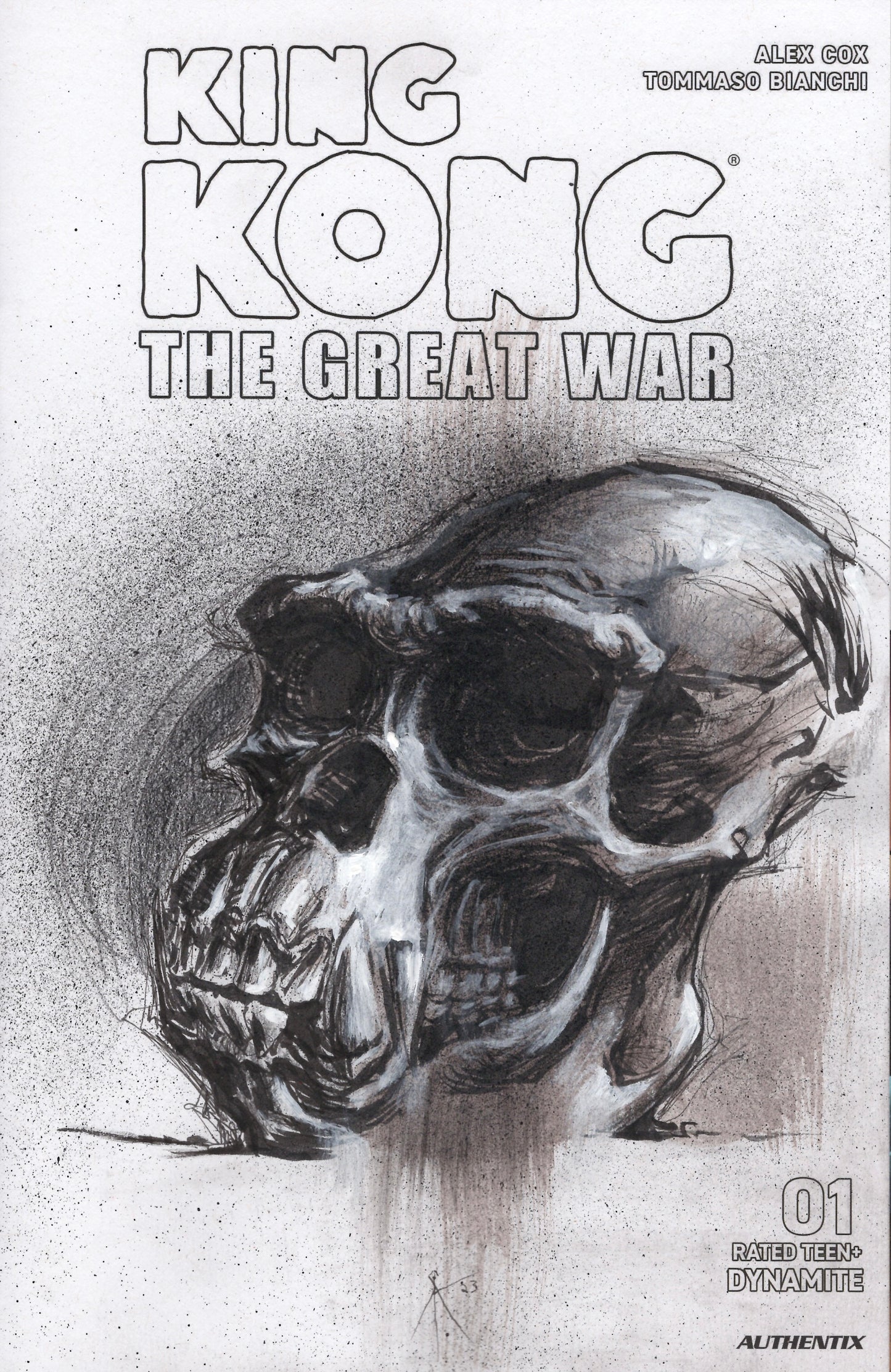 Kong Skull Sketch Cover