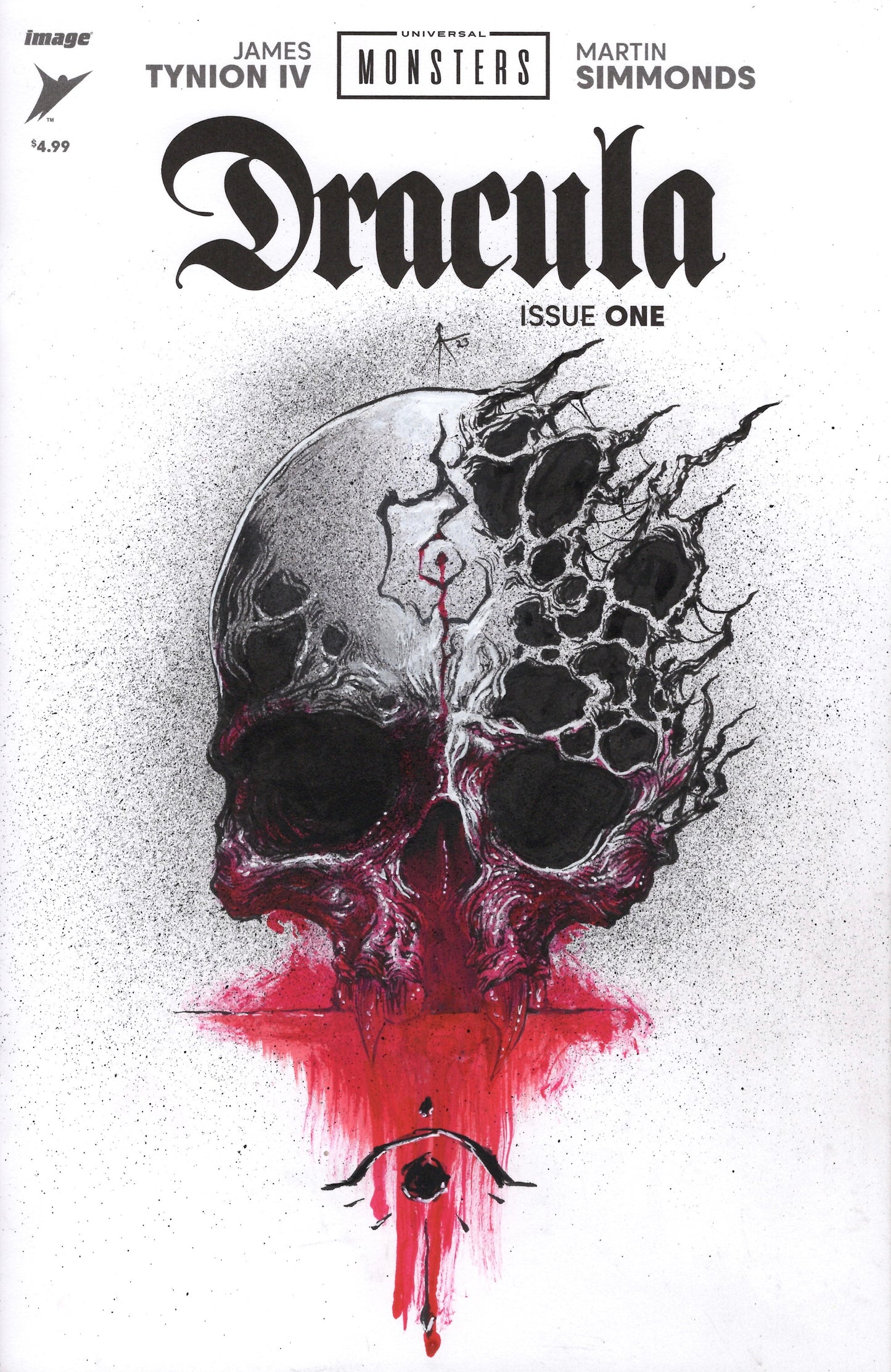 Dracula Skull Sketch Cover