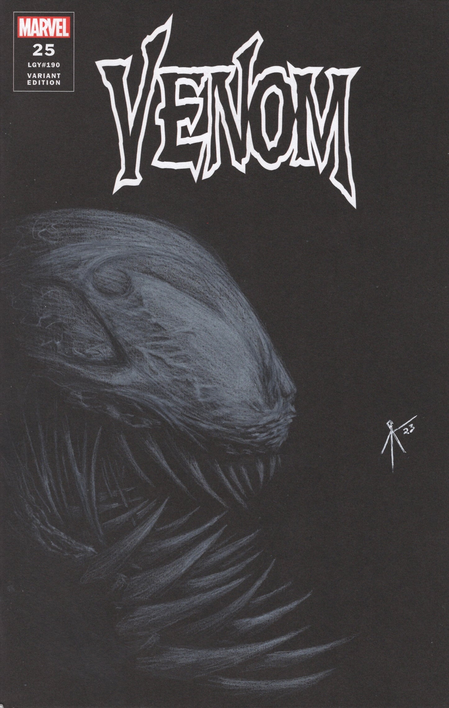 Giger Venom Sketch Cover