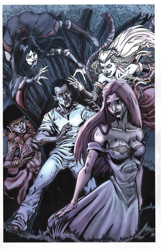 Cult of Dracula Print #1 by Henry Martinez