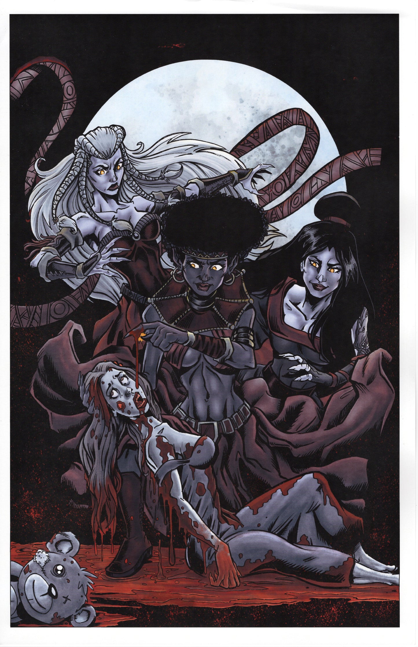 Cult of Dracula Print #2 by Henry Martinez