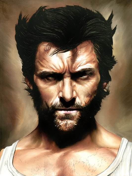 Wolverine Portrait Print